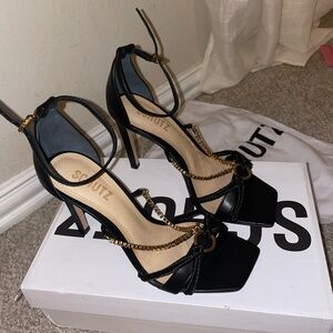 Schutz Silvie Nappa Leather Sandal- Size 6- New with Box